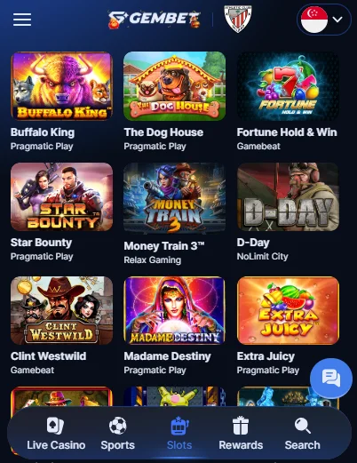 Big win on GemBet progressive jackpot slots