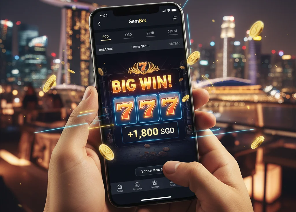 GemBet mobile slots app interface