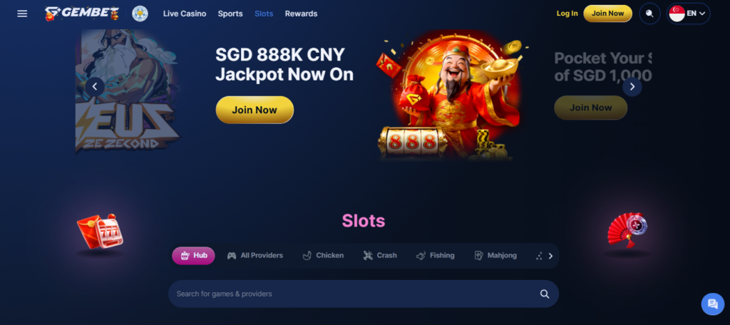 Play Online Slots at GemBet