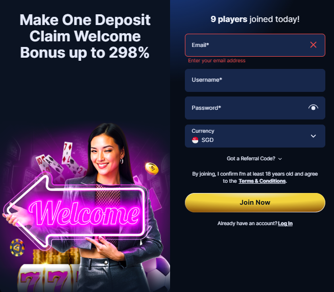 Gembet 368 sign up form guide