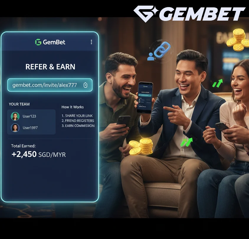 How to use GemBet referral link for bonuses