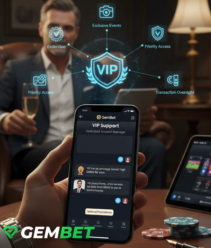 GemBet VIP support and account management